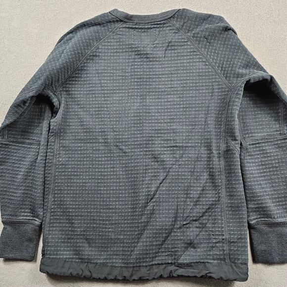 Adidas Reigning Champ Sweatshirt Crew Neck Pullover Waffle Knit Black Womens M - Picture 8 of 8